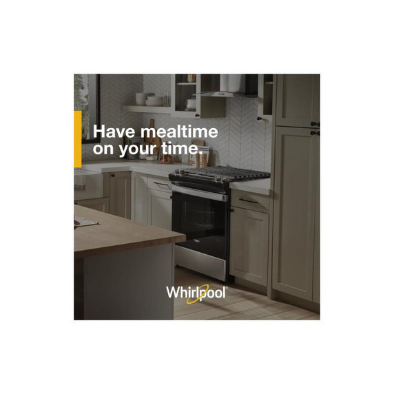 Openbox of 5.0 Cu. Ft. Whirlpool® Gas Range with Frozen Bake™ Technology WEG515S0LS (2 years warranty)