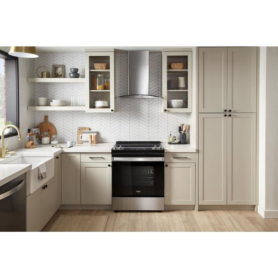 Open box of 4.8 Cu. Ft. Whirlpool® Electric Range with Frozen Bake™ Technology YWEE515S0LS (2 years warranty)