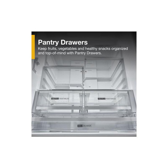 OPEN BOX of Whirlpool® 36-Inch French Door Refrigerator with In-Door Water and Ice Maker - 30 cu. ft. WRFF3536SZ(2 years warranty)