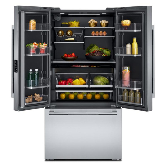 Jennair® RISE 36" Counter-Depth French Door Refrigerator JFFCCI72SL