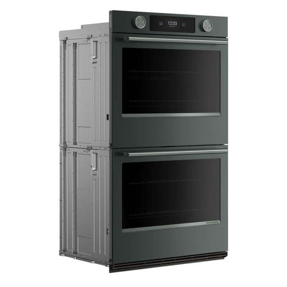 Kitchenaid® 30-inch Smart Electric Double Wall Oven with Intelligent Cooking Camera - Juniper KOED930SJP
