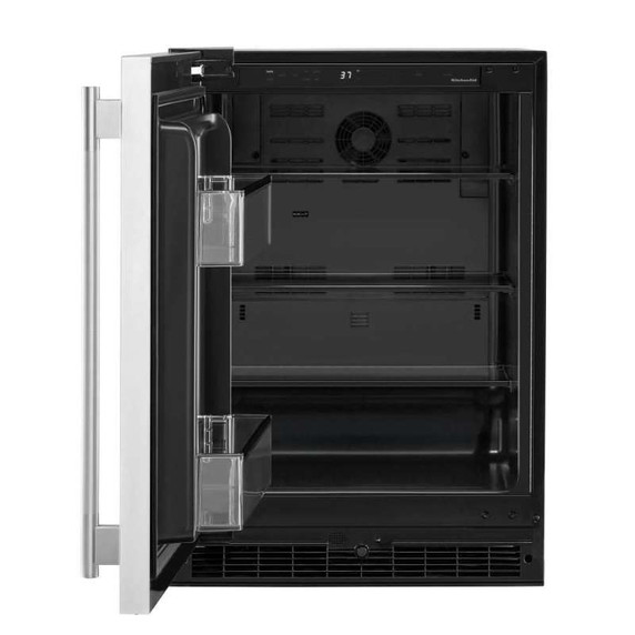 Kitchenaid® 24" Undercounter Refrigerator with Stainless Steel Door KURL124SSB