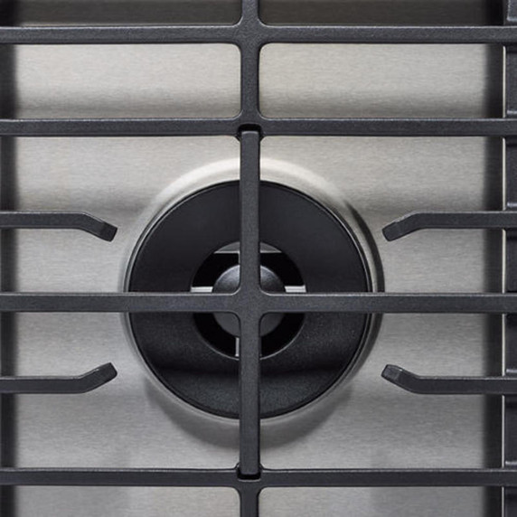 KitchenAid® 36  in. Gas Cooktop with 5 Burners and Integrated Wok Grate KCGK536SSS