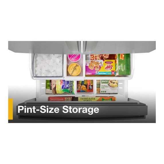 OPENBOX of Whirlpool® 36-Inch French Door Refrigerator with Ice Maker - 31 cu. ft. WRFF3136SZ (2 years warranty)