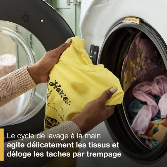 Whirlpool® Smart ENERGY STAR® Front Load Laundry Tower 5.2 cu. ft. Washer & 7.4 cu. ft. Electric Dryer with UV Clean Technology and FreshFlow™ Vent System YWEF5727TW