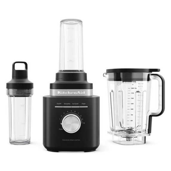 KitchenAid® Pure Power Blender with 2 Personal Blending Jars KSB2078BM