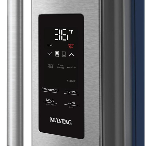 Maytag® 30 Cu. Ft. XL Capacity French Door Bottom Mount Refrigerator with In-Door-Ice® Dispensing System MRFF5336TZ
