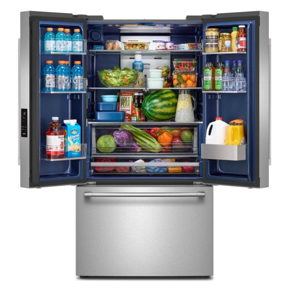Maytag® 31 Cu. Ft. XL Capacity French Door Bottom Mount Refrigerator with Ice + Water MRFF4336TZ