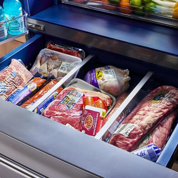 Maytag® 29 Cu. Ft. XL Capacity French Door Bottom Mount Refrigerator with In-Door-Ice® Dispensing System MRMF5436TZ