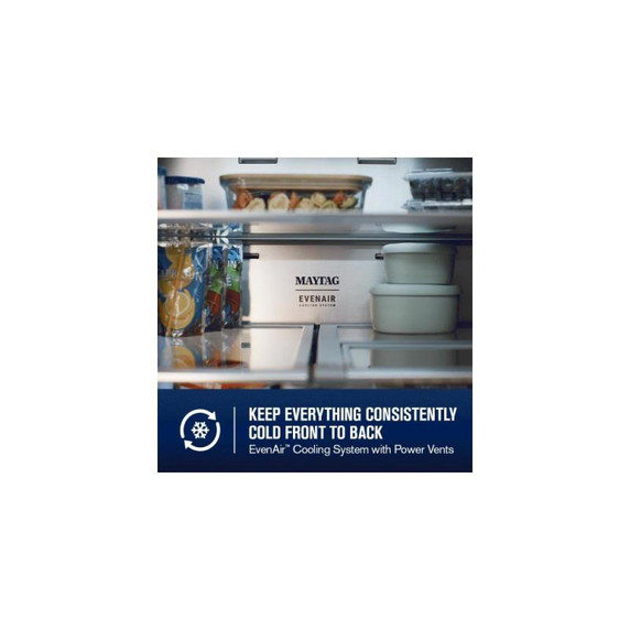 Maytag® 29 Cu. Ft. XL Capacity French Door Bottom Mount Refrigerator with In-Door-Ice® Dispensing System MRMF5436TZ