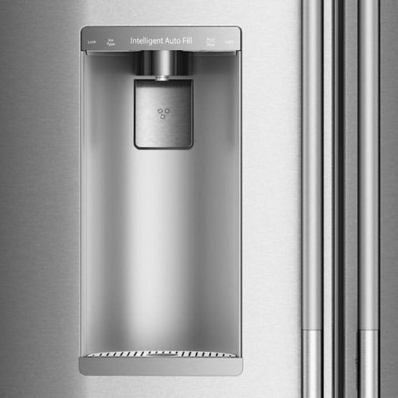Kitchenaid® Counter-Depth French Door Refrigerator with Intelligent Auto Fill KRFC536SPS
