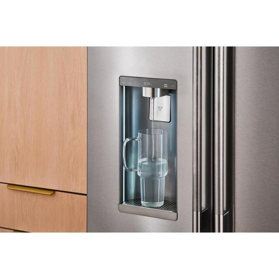 Kitchenaid® Counter-Depth French Door Refrigerator with Intelligent Auto Fill KRFC536SPS