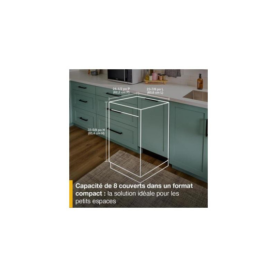 18" Panel-Ready Dishwasher with Flush Install  - 48 dBA UDPS5118SP