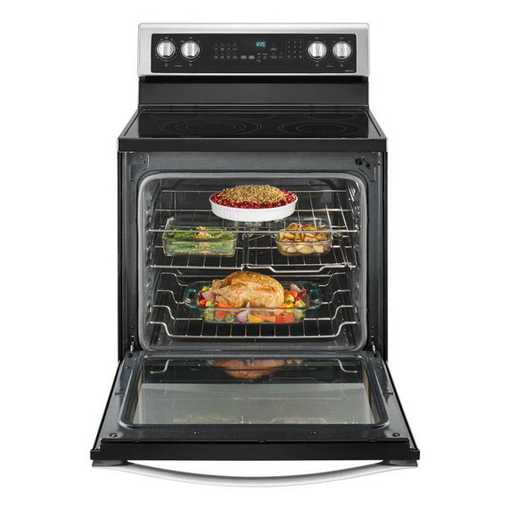 Openbox of Whirlpool® 6.4 Cu. Ft. Freestanding Electric Range with True Convection YWFE745H0FS (2 years warranty)
