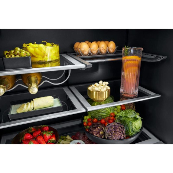 Jennair® RISE™ 36” Counter-Depth French Door Refrigerator with External Dispenser JFFCCE72SL