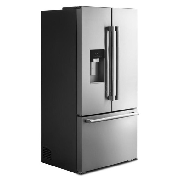 Jennair® RISE™ 36” Counter-Depth French Door Refrigerator with External Dispenser JFFCCE72SL