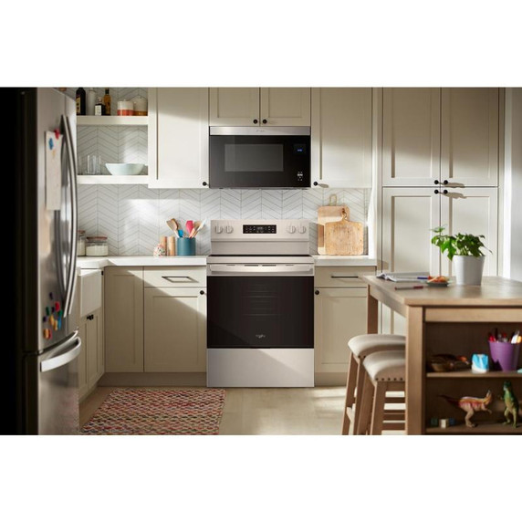OPEN BOX Whirlpool® 30-inch Electric Range with Air Cooking Technology YWFES5730SW*