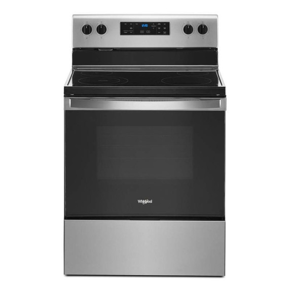 Openbox of 5.3 cu. ft. Whirlpool® electric range with Frozen Bake™ technology YWFE515S0JS