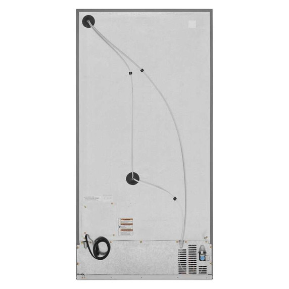 OpenBox of Kitchenaid® 22.6 cu ft. Counter-Depth Side-by-Side Refrigerator with Exterior Ice and Water and PrintShield™ finish KRSC703HPS