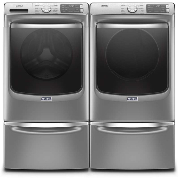 Openbox of Maytag® Smart Front Load Electric Dryer with Extra Power and Advanced Moisture Sensing with industry-exclusive extra moisture sensor - 7.3 cu. ft. YMED8630HC