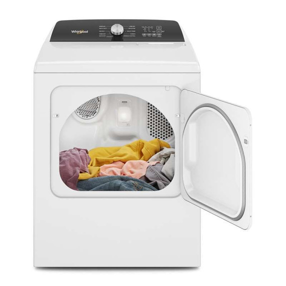 Openbox of Whirlpool® 7.0 Cu. Ft. Top Load Electric Moisture Sensing Dryer YWED5010LW