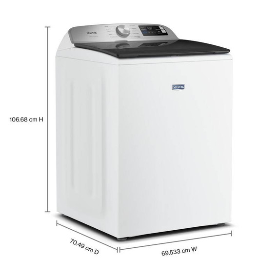 OPEN BOX  Maytag® 6.0 Cu. Ft. Top Load Agitator Washer with Extra Power and Smart Appliance MTW6205RW