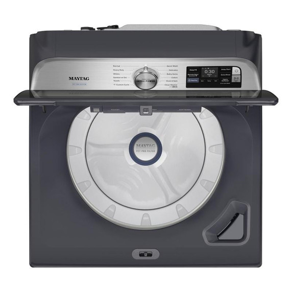 OPEN BOX Maytag® 6.0 Cu. Ft. Pet Pro Top Load Agitator Washer with Extra Power and Sanitize Cycle with Oxi MTW7205RF