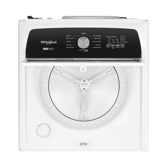 OPEN BOX Whirlpool® 5.4 - 5.5 Cu. Ft. I.E.C. Capacity Top Load Washer with Removable Agitator WTW5057LW