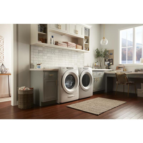 OPEN BOX* Whirlpool® 7.4 cu. ft. Front Load Electric Dryer with Intuitive Touch Controls YWED5620HW