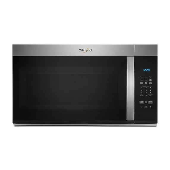 OPEN BOX***  Whirlpool® 30’ W 1.7 cu. ft Over the range Microwave with 900-Watts Cooking Power YWMMS3130RZ***