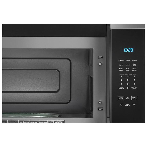 OPEN BOX***  Whirlpool® 30’ W 1.7 cu. ft Over the range Microwave with 900-Watts Cooking Power YWMMS3130RZ***