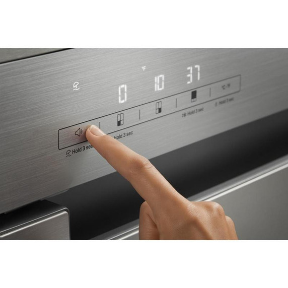 OPEN BOX Kitchenaid® 19.4 cu. ft. 36-inch wide Counter-Depth 4-Door Refrigerator with PrintShield™ Finish KRQC506MPS