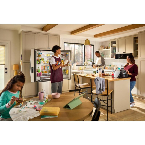 OPEN BOX Whirlpool® 36-Inch French Door Refrigerator with Interior Water Dispenser - 31 cu. ft. WRFF3336SZ