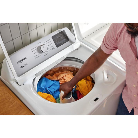 Copy of OPEN BOX** 4.8 - 4.9 Cu. Ft. I.E.C. Whirlpool® Top Load Washer with 2-in-1 Removable Agitator. WTW4107SW