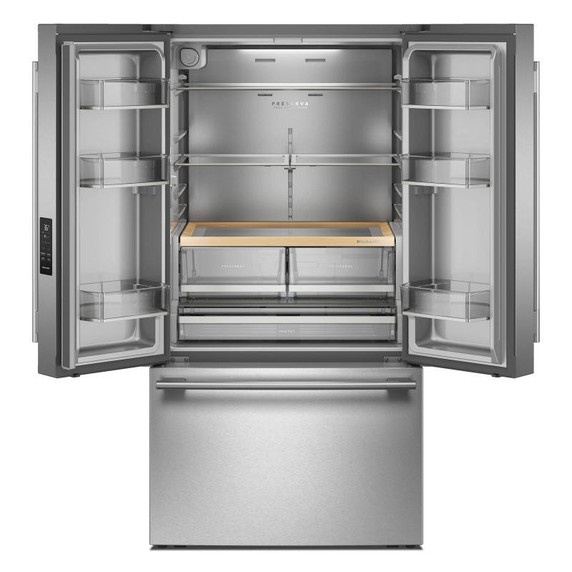 OPEN BOX Kitchenaid® 31 cu. ft. French Door Refrigerator with Interior Water and Ice KRFF336SPS