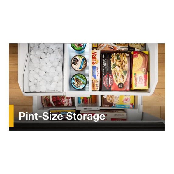 OPEN BOX Whirlpool® 36-Inch French Door Refrigerator with In-Door Water and Ice Maker - 30 cu. ft. WRFF3536SZ*