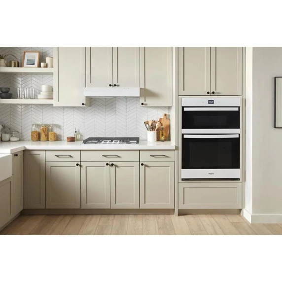 OPEN BOX Whirlpool® 30" Range Hood with Dishwasher-Safe Full-Width Grease Filters WVU17UC0JW