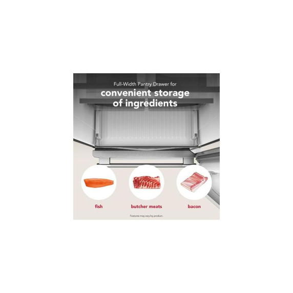 Open Box  Kitchenaid® 19 Cu. Ft. 30-Inch Standard-Depth Bottom Mount Refrigerator with Left Door Swing KRBL130SPS