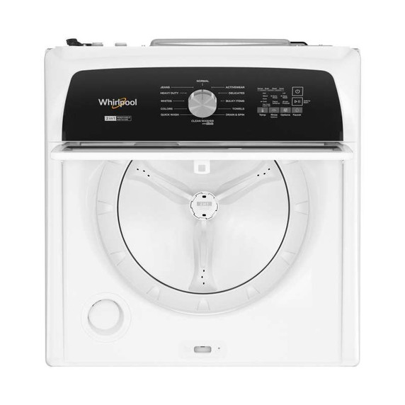 * OPEN BOX Whirlpool® 5.4 - 5.5 Cu. Ft. I.E.C. Capacity Top Load Washer with Removable Agitator WTW5057LW