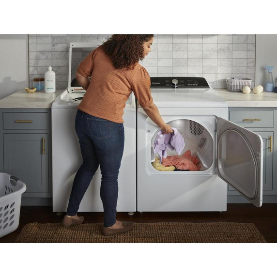 * OPEN BOX Whirlpool® 5.4 - 5.5 Cu. Ft. I.E.C. Capacity Top Load Washer with Removable Agitator WTW5057LW