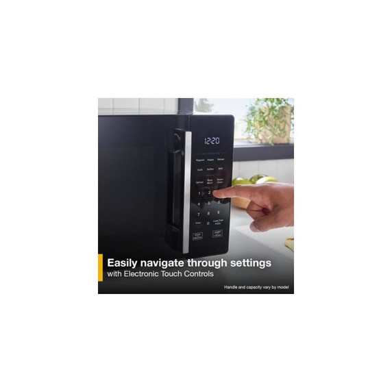 *Open Box Whirlpool® 0.9 cu. ft. Stainless Steel Countertop Microwave With Steam Clean - 900 watt WMCS3019RS
