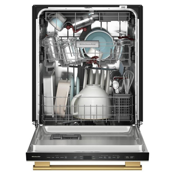 KitchenAid® 360° Max Jets™ Third Rack Dishwasher with ProDry™ System, 44 dBA KDTS424SPL