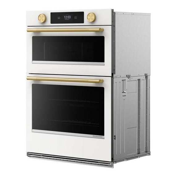 Kitchenaid® 30-inch Smart Electric Combo Wall Oven with Assisted Cooking Modes KOEC730SPL
