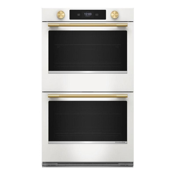 Kitchenaid® 30-inch Smart Electric Double Wall Oven with Assisted Cooking Modes KOED730SPL