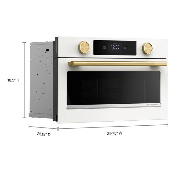Kitchenaid® 30" Built In Microwave Oven with Air Fry KMBS730SPL