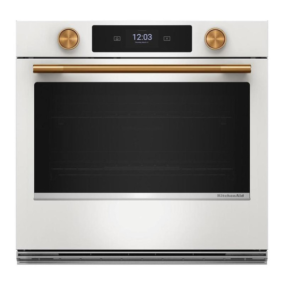 Kitchenaid® 30-inch Smart Electric Single Wall Oven with Assisted Cooking Modes KOES730SPL