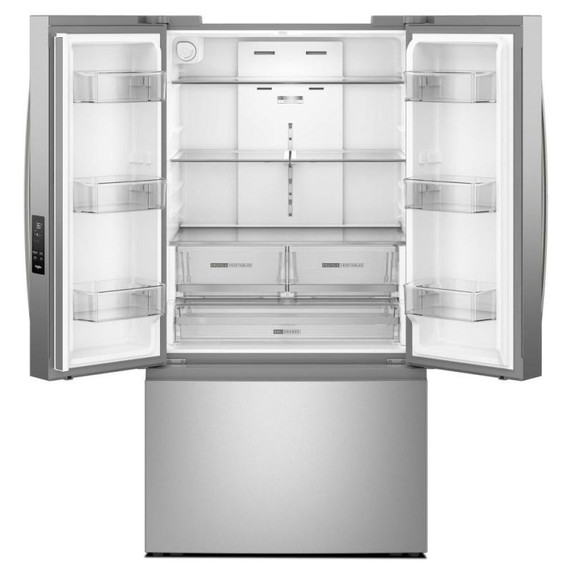 Open Box Whirlpool® 36-Inch French Door Refrigerator with Ice Maker - 31 cu. ft. WRFF3136SZ