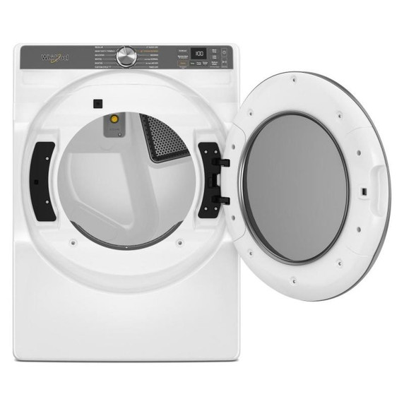 Open Box Whirlpool® 7.4 cu. ft. Smart Front Load ENERGY STAR® Electric Dryer with Steam Capabilities YWED6720RW
