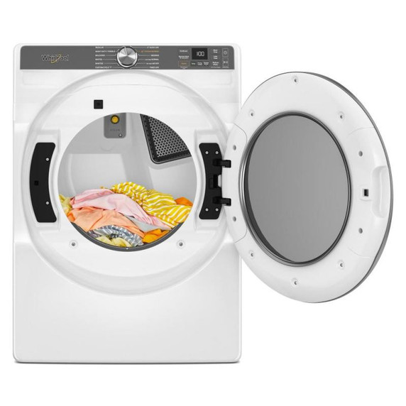 Open Box Whirlpool® 7.4 cu. ft. Smart Front Load ENERGY STAR® Electric Dryer with Steam Capabilities YWED6720RW