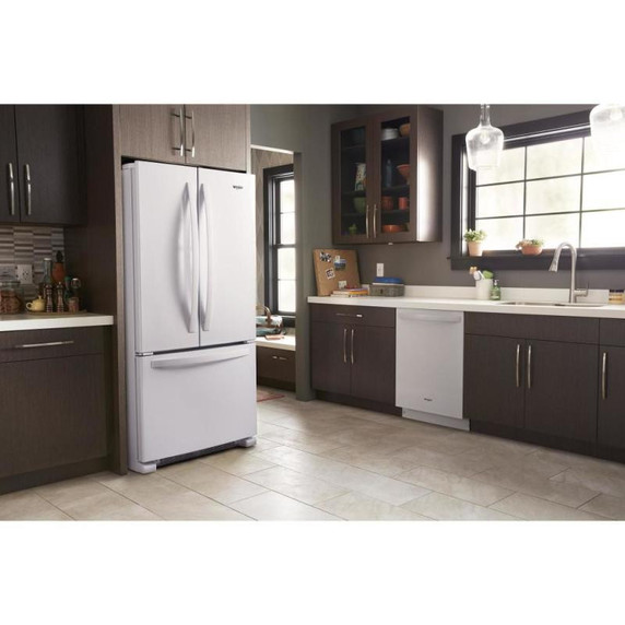Open Box  Whirlpool® 33-inch Wide French Door Refrigerator - 22 cu. ft. WRFF5333PW
